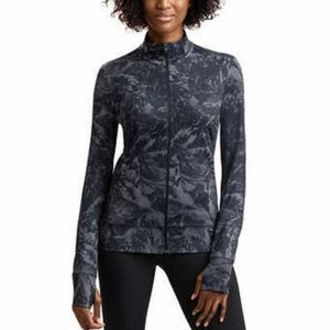 Lole Active Wear Jacket Size Medium Black and Grey